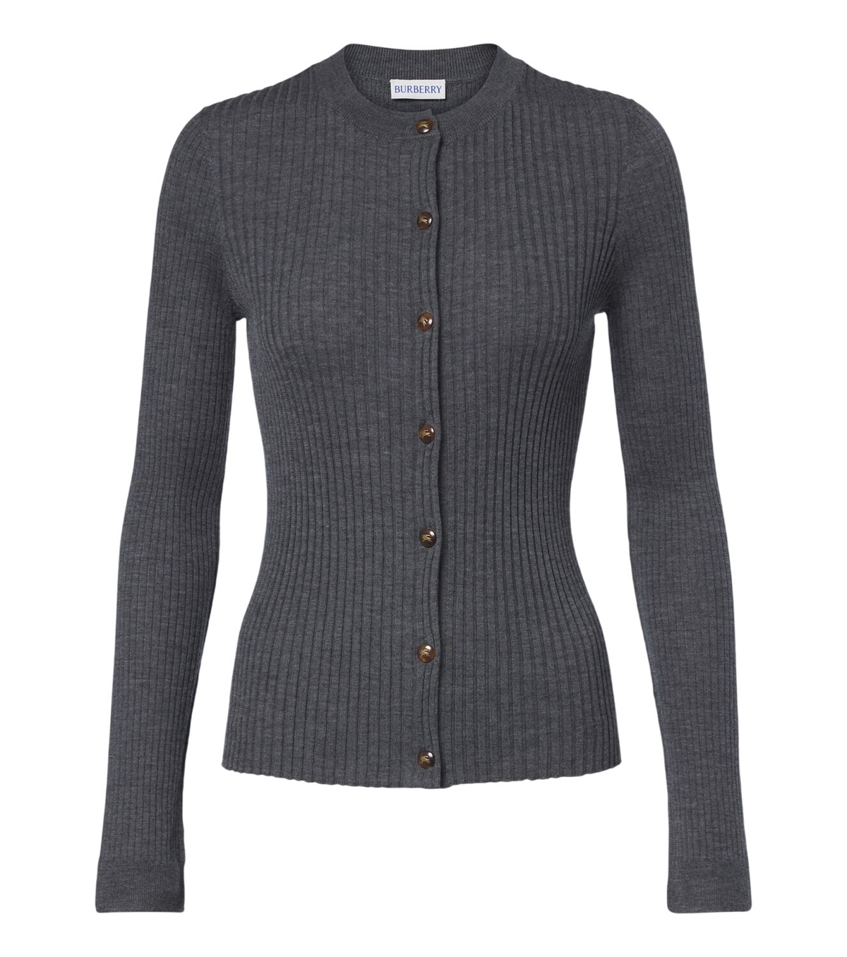 Burberry Gray Crystal EKD Cardigan Burberry