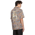 Rhude Brown Eagle Printed Shirt