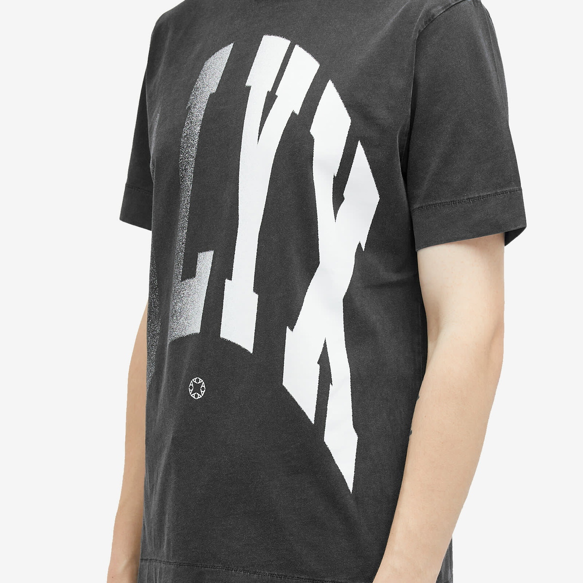 1017 ALYX 9SM Men's Alyx Logo Graphic T-Shirt in Washed Black 1017