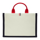 Thom Browne Off-White Squared Tote