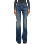 Balenciaga Blue Slim Fit Bootcut Jeans