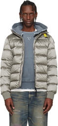 Parajumpers Green Pharrell Hooded Down Jacket