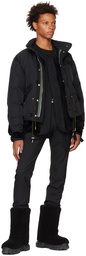 sacai Black Layered Jacket