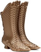 Y/Project Gold Melissa Edition Court Boots