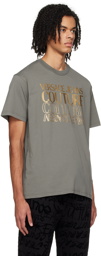 Versace Jeans Couture Khaki Bonded T-Shirt