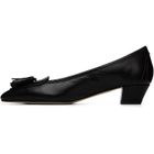 Aeyde Black Valentine Tassel Heels