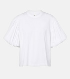 Noir Kei Ninomiya Puff-sleeve cotton jersey T-shirt