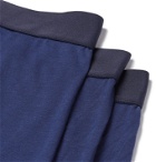 Orlebar Brown - Three-Pack Stretch-Cotton Boxer Briefs - Blue