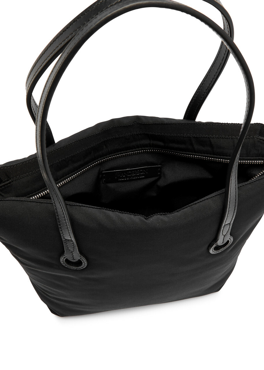 JW Anderson Puffy Anchor Small Nylon Tote - Black - One Size