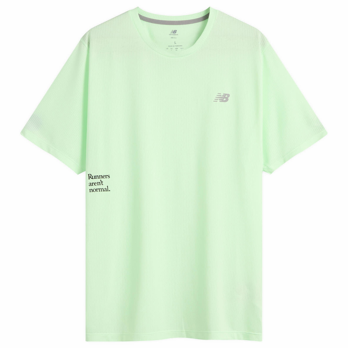 New Balance RAN Graphic T-Shirt in Lab Green