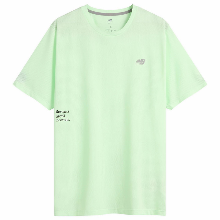 Photo: New Balance RAN Graphic T-Shirt in Lab Green