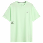 New Balance RAN Graphic T-Shirt in Lab Green