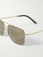Oliver Peoples - Roger Federer Aviator-Style Gold-Tone Sunglasses