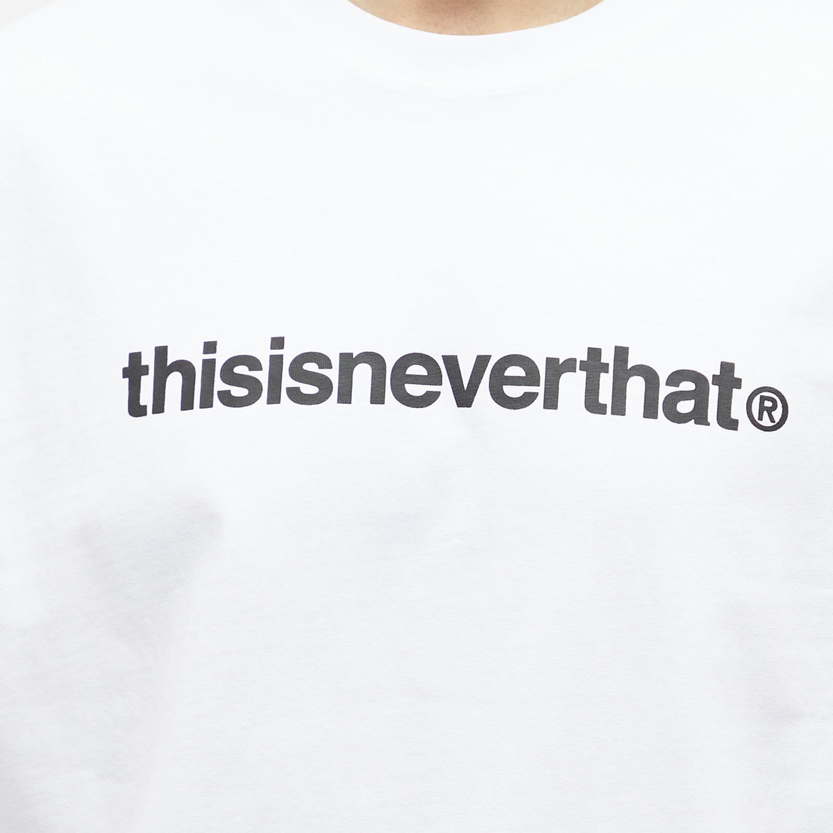 thisisneverthat Men's T-Logo T-Shirt in White thisisneverthat