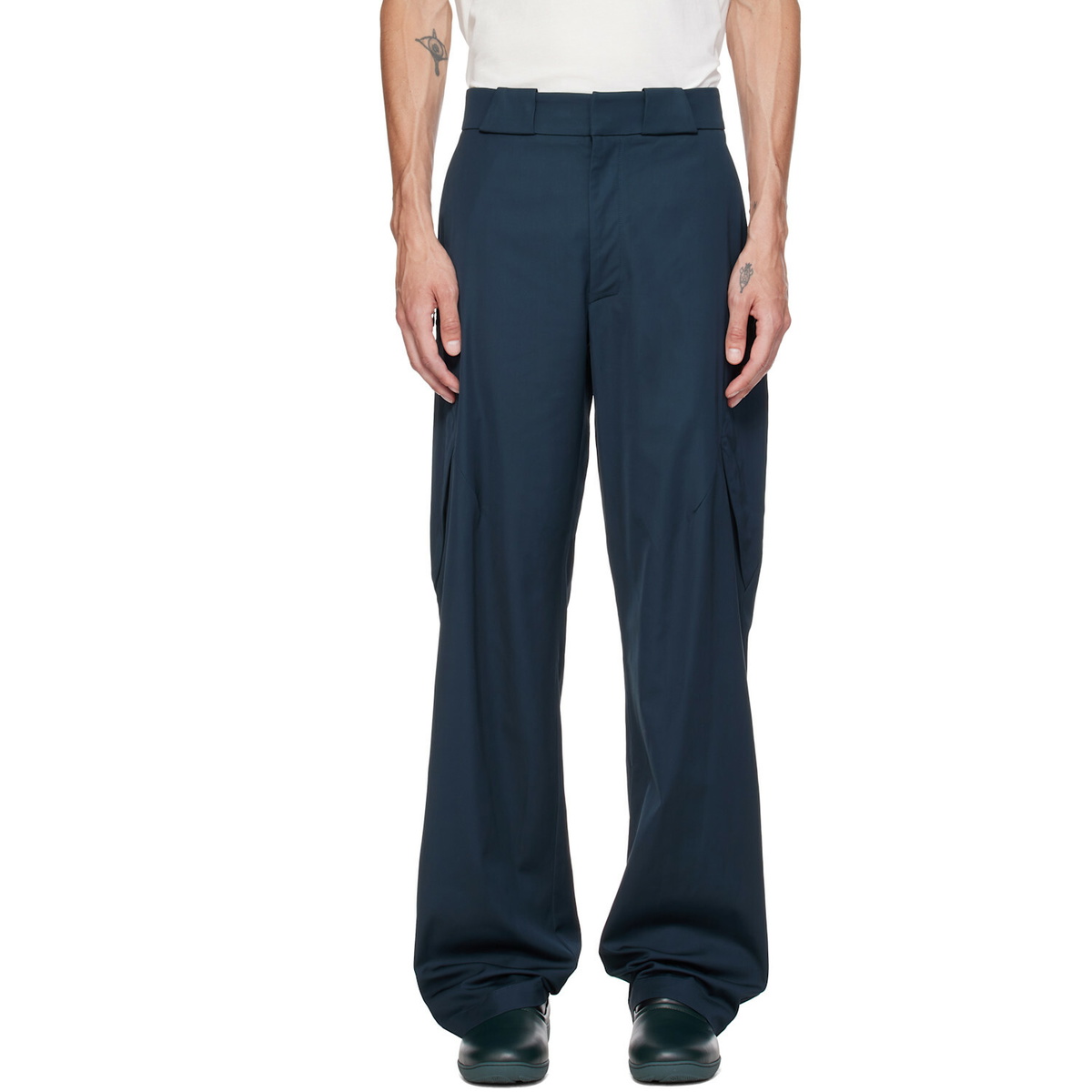 Kiko Kostadinov Black Orma Reversible Trousers Kiko Kostadinov