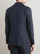 Paul Smith - Unstructured Linen Blazer - Blue