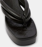 Dries Van Noten Leather platform sandals