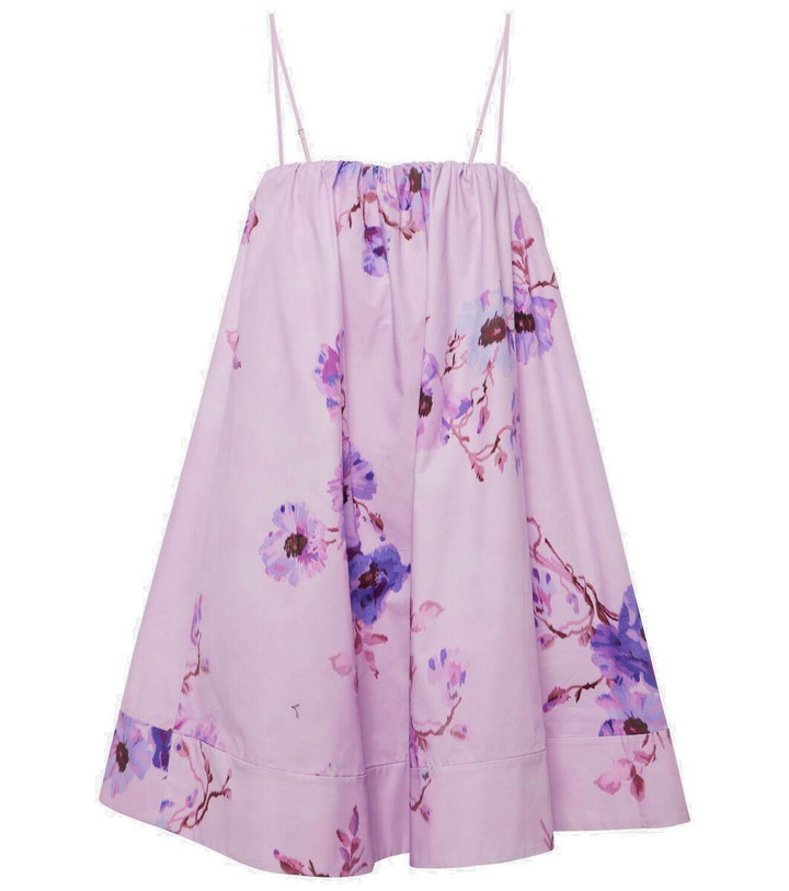 Photo: Zimmermann Lightburst floral cotton minidress