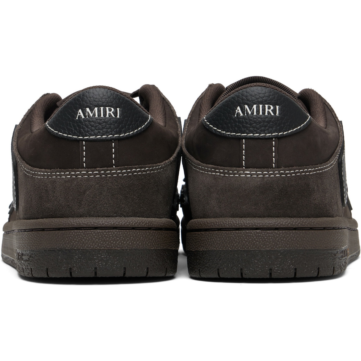AMIRI Brown Skel Top Low Sneakers