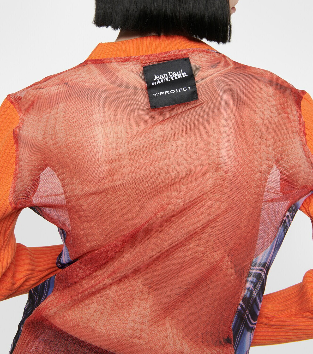 Y/Project x Jean Paul Gaultier Trompe L'Oeil top