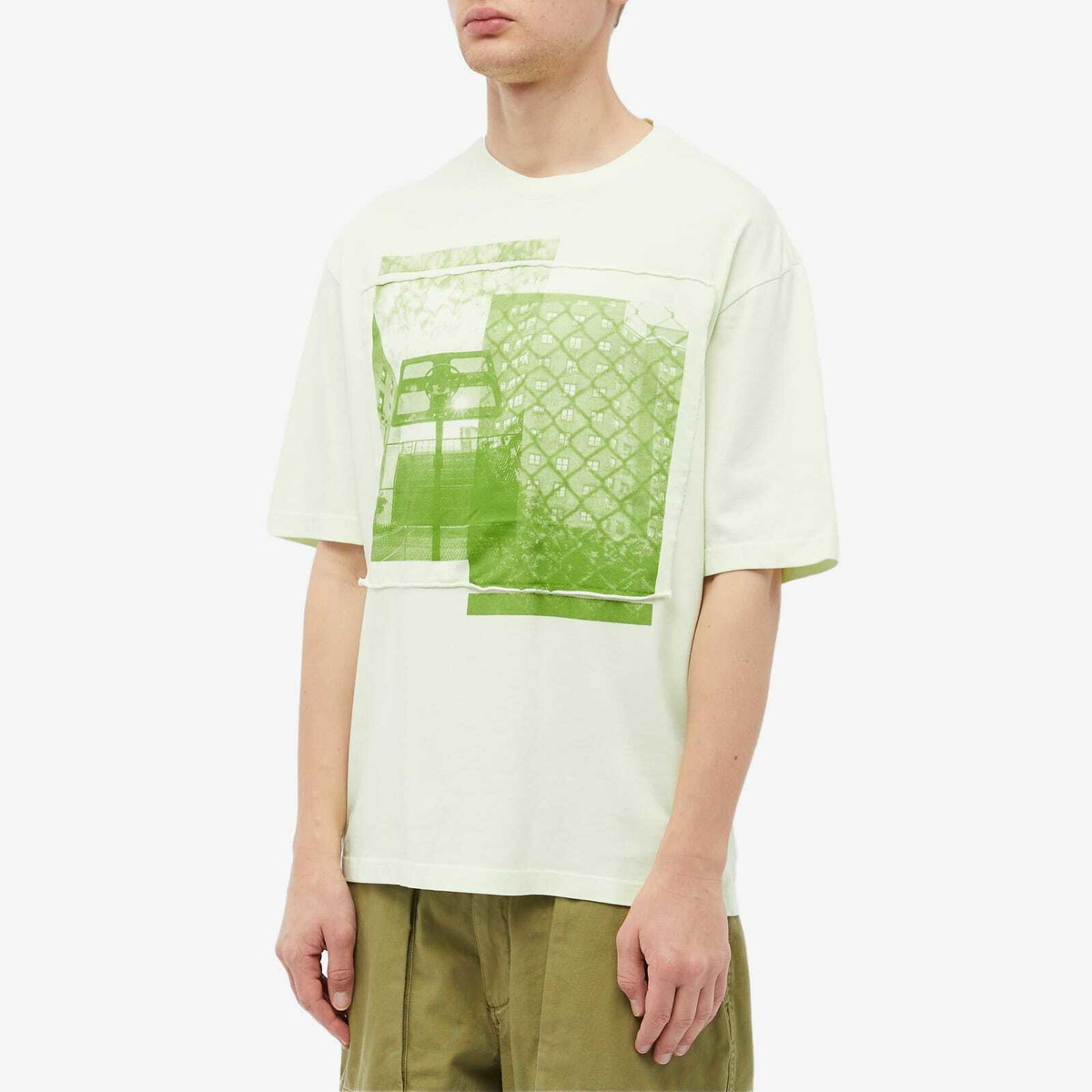 Air Jordan Men's x Union LA x BBS T-Shirt in Lime Ice/Sail