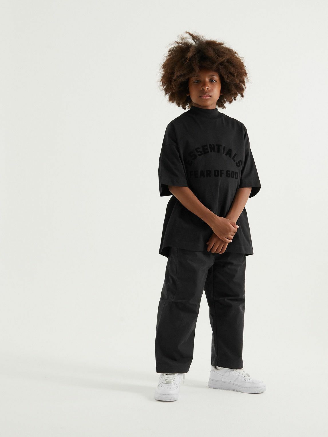 Fear of god essentials kids deals tshirt