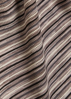 Reformation Wiley Striped Fine-knit top Grey