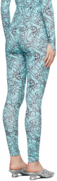 Maisie Wilen SSENSE Exclusive Blue Body Shop Leggings