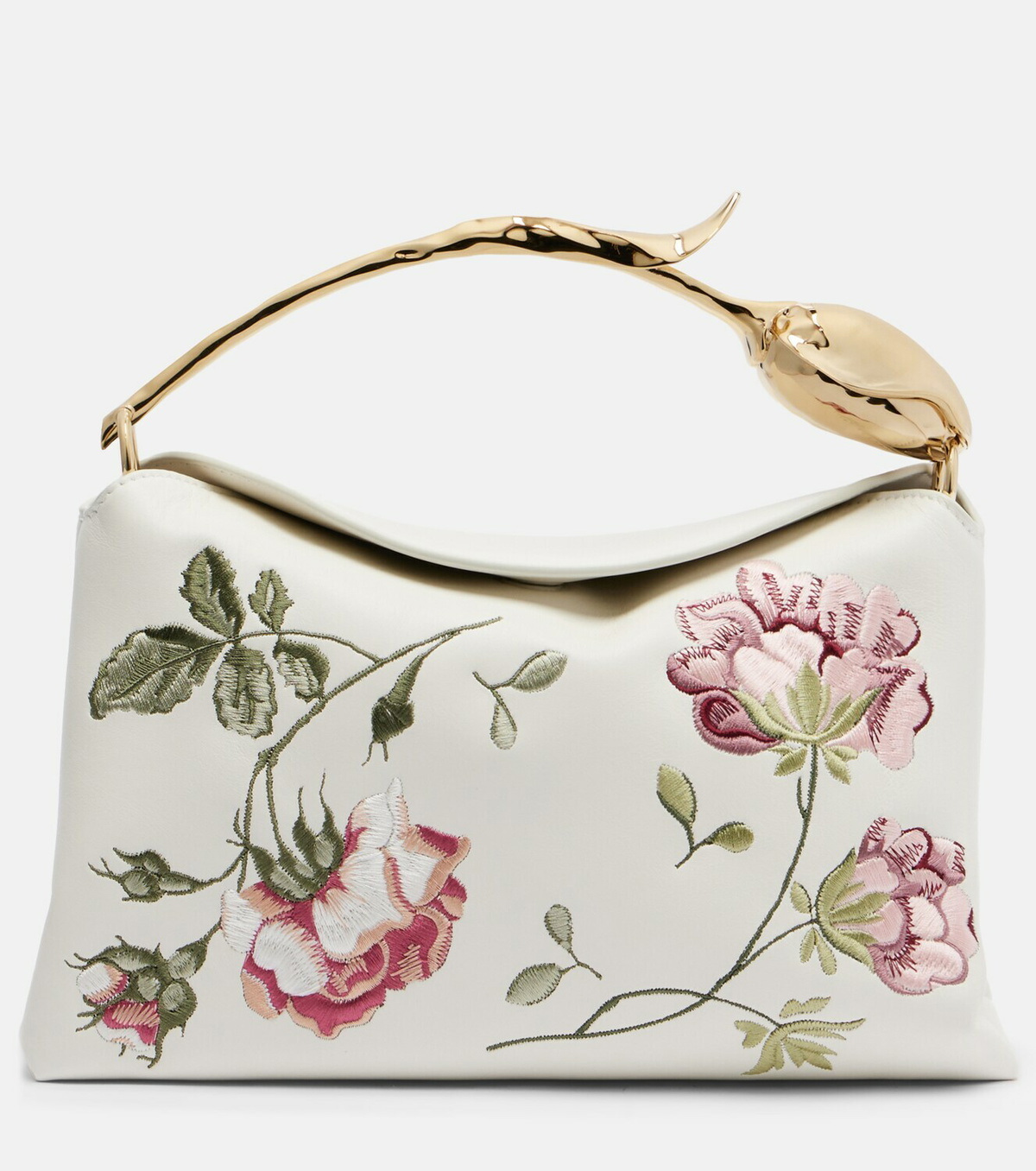 Erdem Bloom Medium floral leather top-handle bag