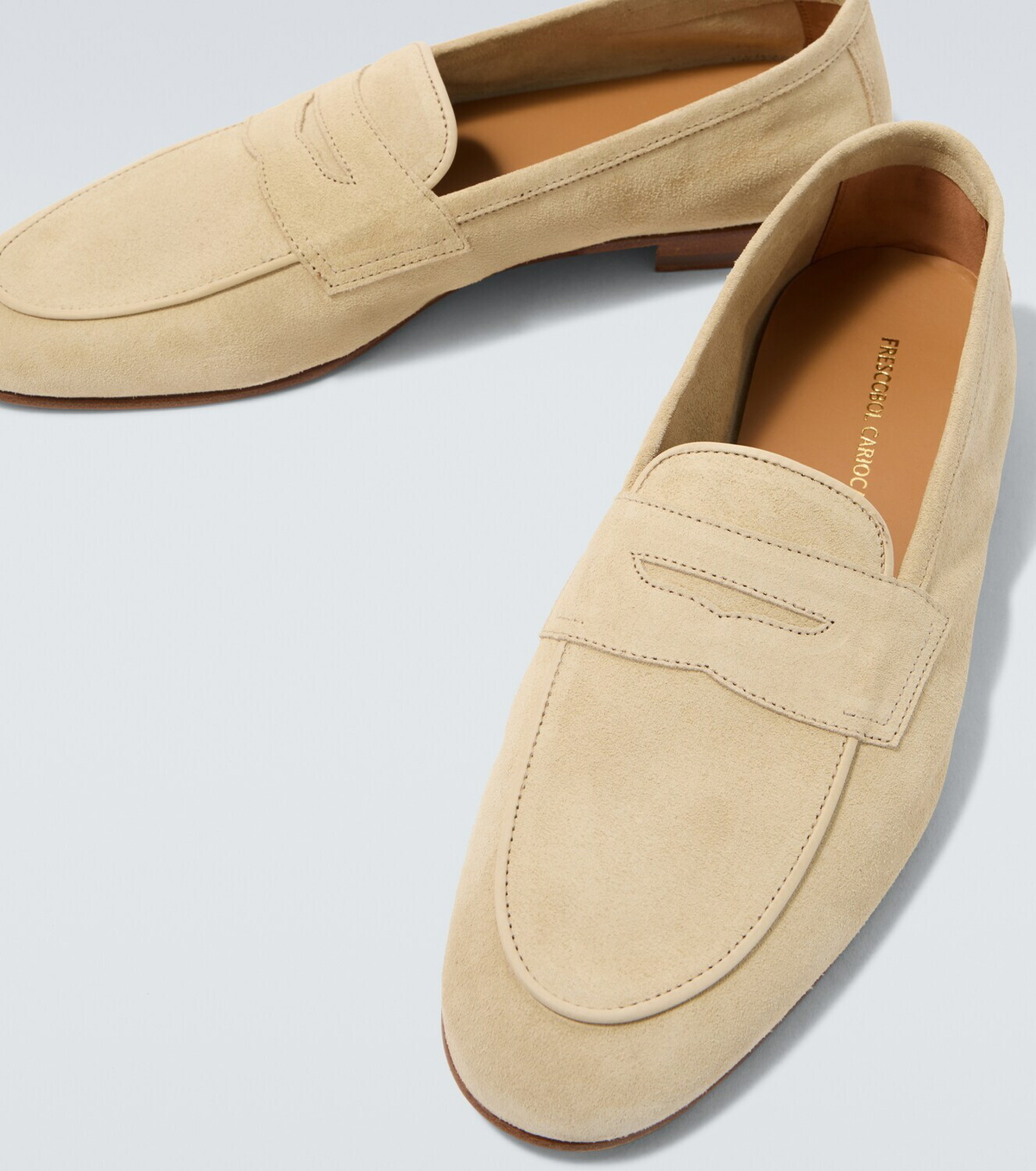 Frescobol Carioca Leme suede loafers