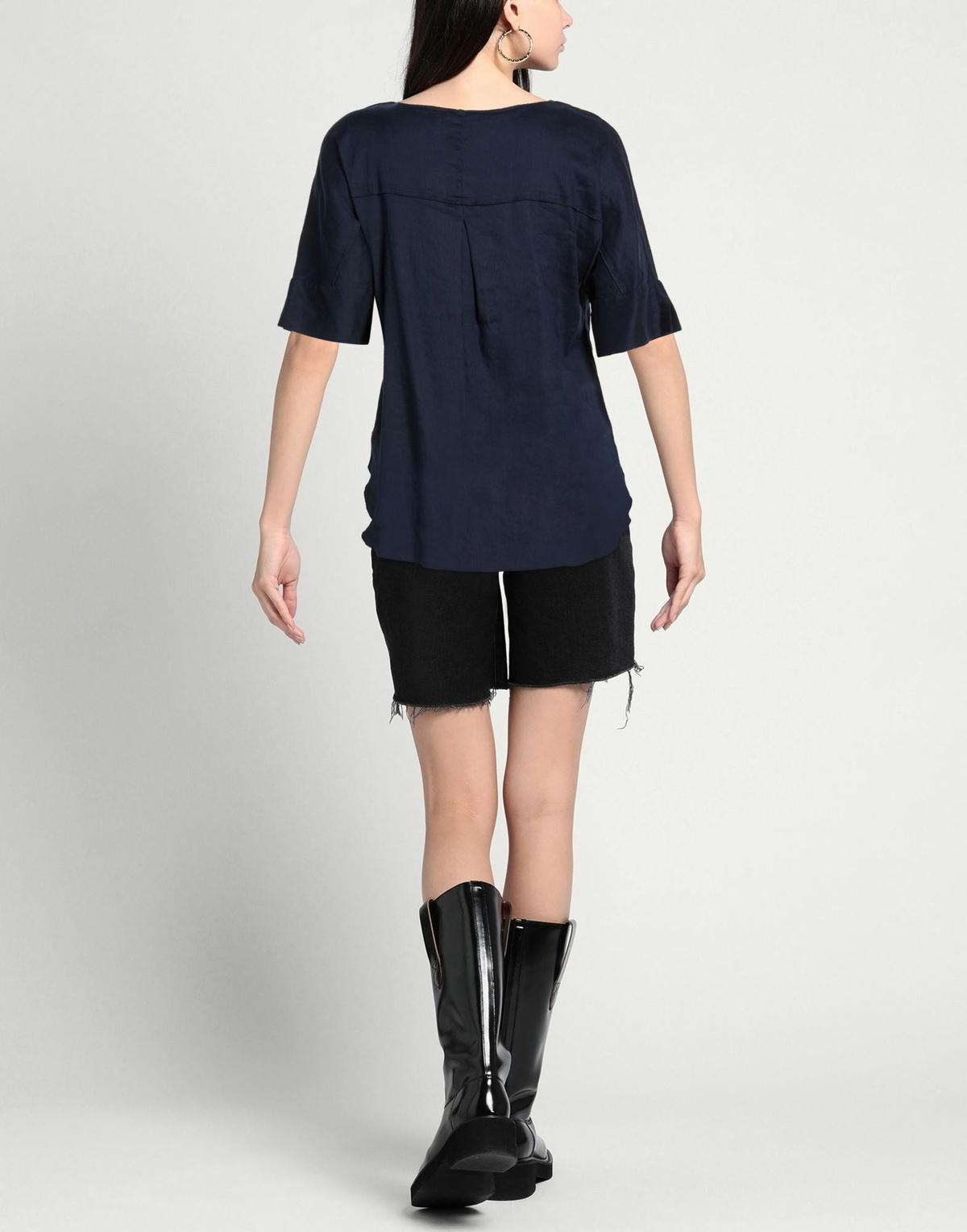Alessia Santi Womens Top Midnight in Blue