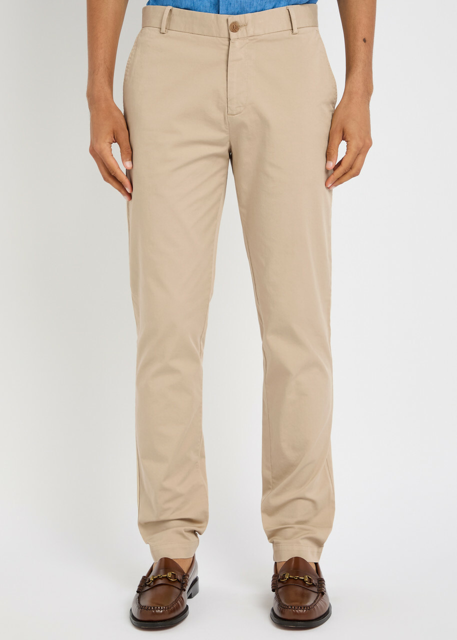 Sunspel Twill Chinos Beige