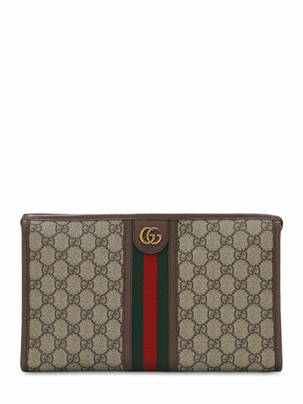 Photo: GUCCI - Gg Supreme Coated Canvas Toiletry Bag