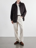 Stòffa - Traveler Brushed Cashmere-Twill Jacket - Brown