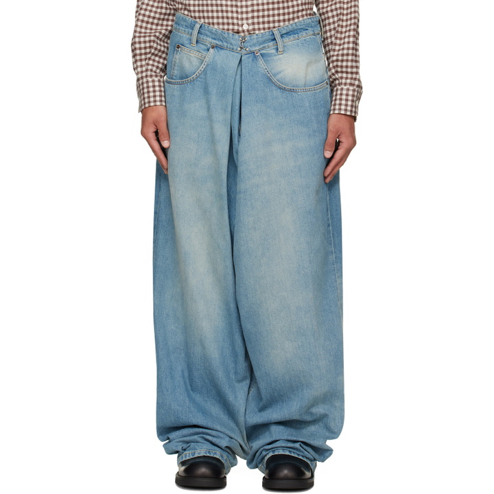 Photo: Maison Margiela Blue Wrap Jeans