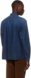 Z Zegna Denim Long Sleeve Shirt