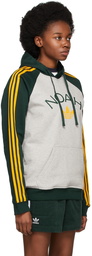 Noah Green adidas Originals Edition Stripes Hoodie