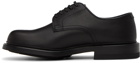 nanamica Black Plain Toe Derbys