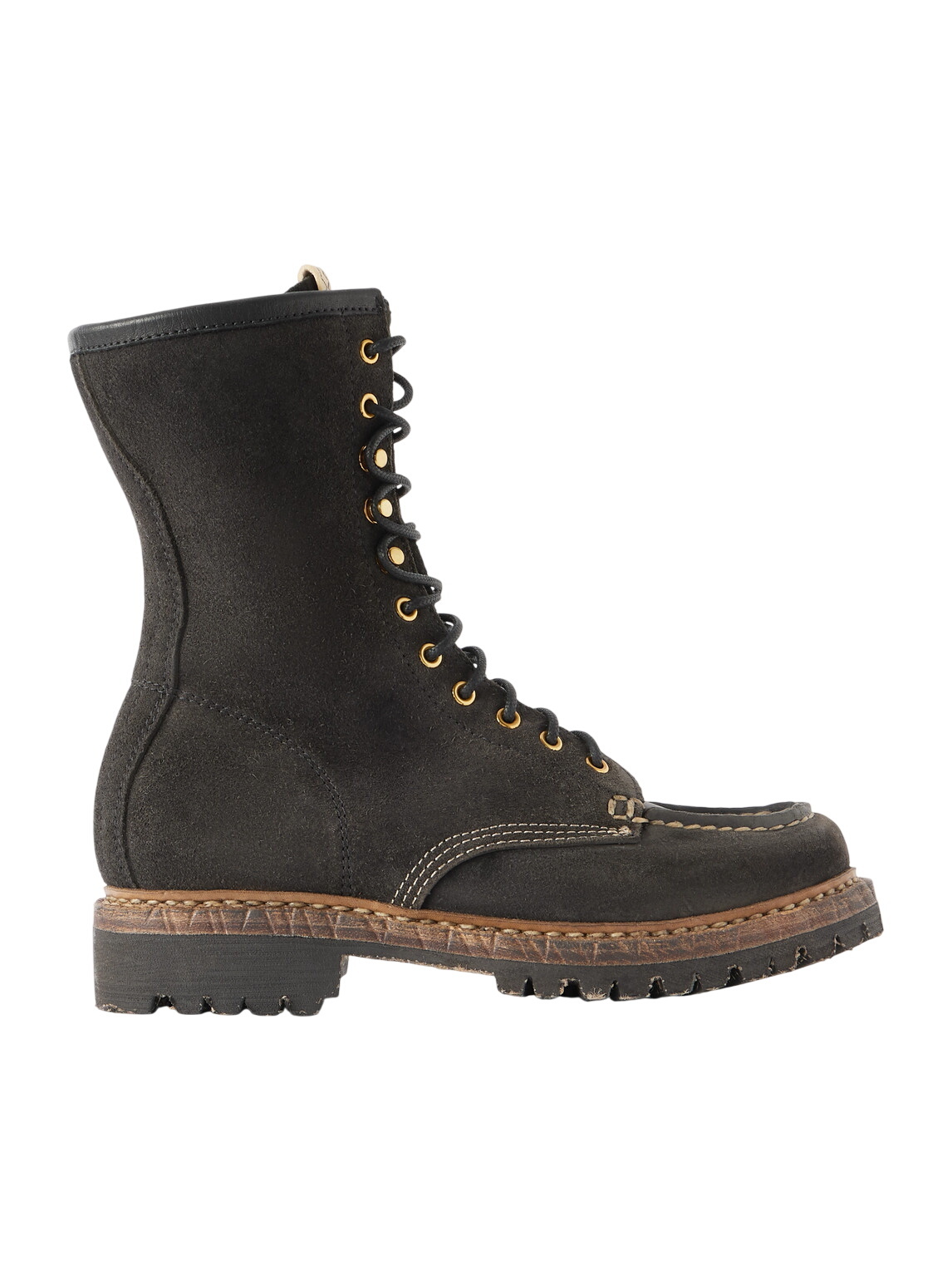 Visvim - Hi-Folk Scout Moc Leather Boots - Brown Visvim
