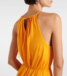Proenza Schouler Lenny belted jersey maxi dress