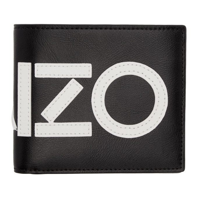 Photo: Kenzo Black Logo Bifold Wallet