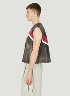 Eytys Harper Graphic Vintage Sleeveless Jacket