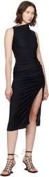 Rick Owens Lilies Black Svita Midi Dress