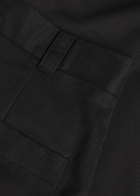 Studio Nicholson Peached Pleated Wide-leg Cotton-twill Trousers Black