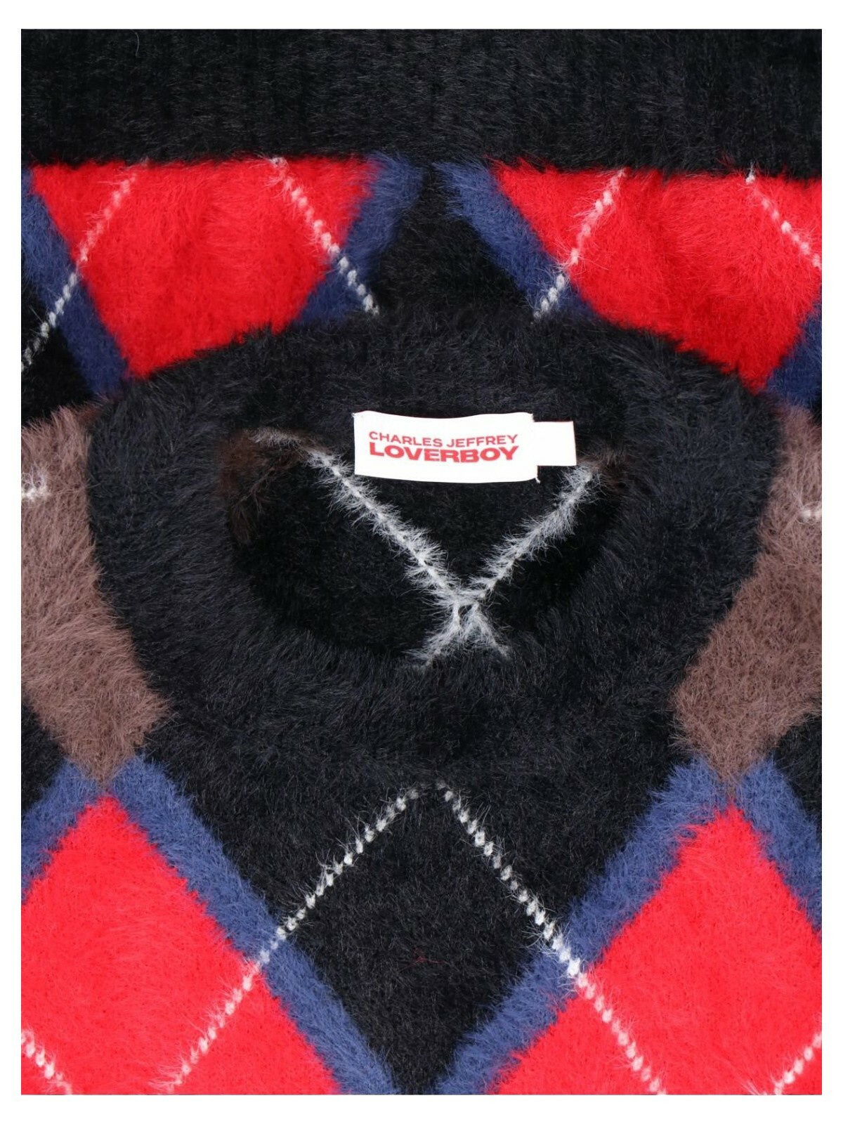CHARLES JEFFREY LOVERBOY - Graphic Slash Skeleton Sweater CHARLES JEFFREY LOVERBOY - Graphic Slash Skeleton Sweater
