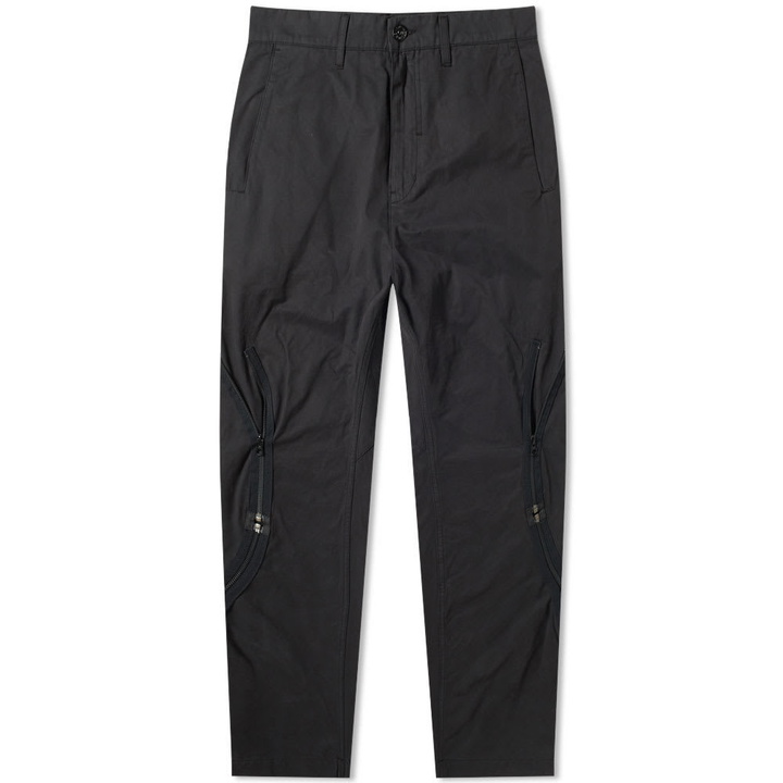 Photo: Stone Island Shadow Project Brushed Cotton Satin Zip Pant