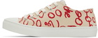 Vivienne Westwood Beige Plimsoll Low-Top Sneakers