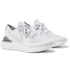 Nike Running - Epic React Flyknit 2 Running Sneakers - Light gray