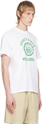 Sporty & Rich White Emblem T-Shirt