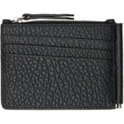 Maison Margiela Black Four Stitches Money Clip Wallet